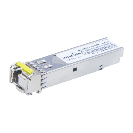 MaxLink 1.25G SFP optický HP modul, WDM(BiDi), SM, Tx 1550/Rx1310nm, 20km, 1x LC konektor, DDM, HPE