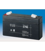 Baterie - CTM CT 6-1,3 (6V/1,3Ah - Faston 187), životnost 5let