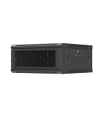 LANBERG NÁSTĚNNÁ INSTALAČNÍ SKŘÍŇ 19" 4U 600X600 ČERNÉ PERFOROVANÉ DVEŘE (PLOCHÉ BALENÍ)