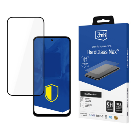 3mk tvrzené sklo HardGlass Max Black pro Redmi 15 5G