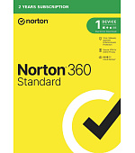NORTON 360 STANDARD 10GB + VPN 1 uživatel pro 1 zařízení na 2 roky ESD 1+1 (50%)
