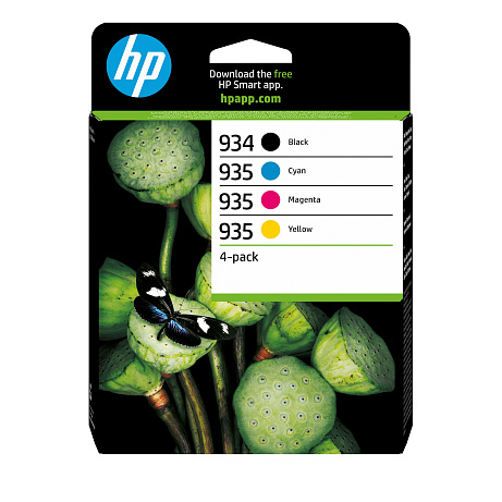 HP 934 Black / 935 CMY Ink Cartridge 4-Pack (400 / 400 / 400 / 400 pages)