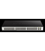 D-Link DGS-1210-52/ME/E 48-Port 10/100/1000BASE-T + 4-Port 1 Gbps SFP Ports Metro Ethernet