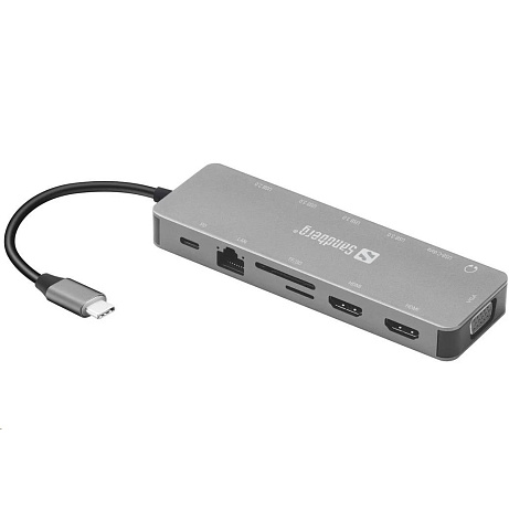 Sandberg USB-C 13-in-1 Travel Dock