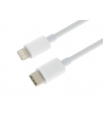 AVACOM Datový a nabíjecí kabel USB Type-C - Lightning, 100cm, bílá