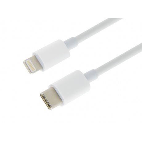 AVACOM Datový a nabíjecí kabel USB Type-C - Lightning, 100cm, bílá