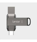 Lexar JumpDrive Dual Drive D400 Type-C/Type-C & Type-A, up to 130MB/s read (USB 3.1) 64GB