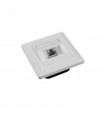 Zásuvka Solarix CAT5E STP 1 x RJ45 pod omítku bílá