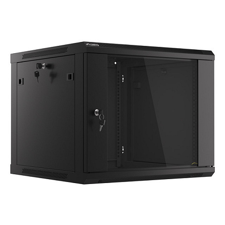 LANBERG RACKOVÁ SKŘÍŇ 19" PRO MONTÁŽ NA STĚNU 9U/600X600 (FLAT PACK) V2 ČERNÁ