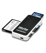 AXAGON CRE-X1, USB 2.0 externí MINI čtečka 5-slot ALL-IN-ONE
