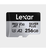 Lexar microSDXC Professional SILVER Plus UHS-I/U3/A2/4K R205/W150 (V30) 256GB