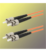 Optický patchkabel duplexní, ST-ST 9/125um SM, 10m, OS2