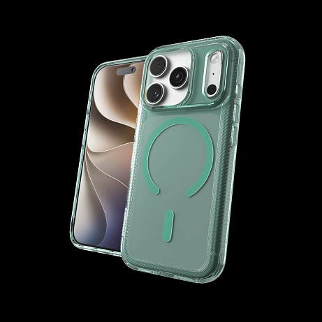 Case Luxe Snap for Apple iPhone 18 Pro / 17 Pro - Jelly Mint (Tinted)