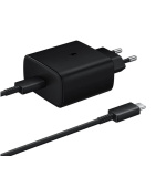 Samsung cestovní nabíječka EP-TA845XBE, Quickcharge 45W, USB-C, černá, EU