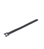 C-Tech CABLEXPERT stahovací pásky na suchý zip, 210mm, černé, 100ks v balení