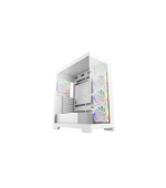 DEEPCOOL Case CG580 4F V2 WH, ATX, Průhledná bočnice, 4x120mm ARGB, bílá