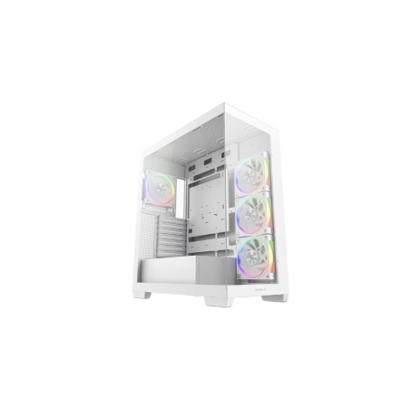 DEEPCOOL Case CG580 4F V2 WH, ATX, Průhledná bočnice, 4x120mm ARGB, bílá