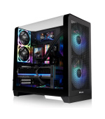 BAZAR - THERMALTAKE Case View 390 Air, ATX, Průhledná bočnice, 2x 120mm Fan, černá, poškozený obal