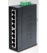 Planet switch IGS-801M, 8X 1000BASE-T, DIN, IP30, -10 AŽ 60°C, ESD+EFT DO 6KV, WEB/SNMP, VLAN, STP