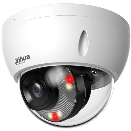 Dahua IPC-HDBW2449E-S-IL-0280B, 4Mpix 20fps, 2,8mm(101°), Full-Color / WDR / IR+white 30m / mikrofon