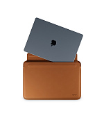Epico TechGrain Sleeve MacBook Pro 13,3"/Air 13,6" - hnědá
