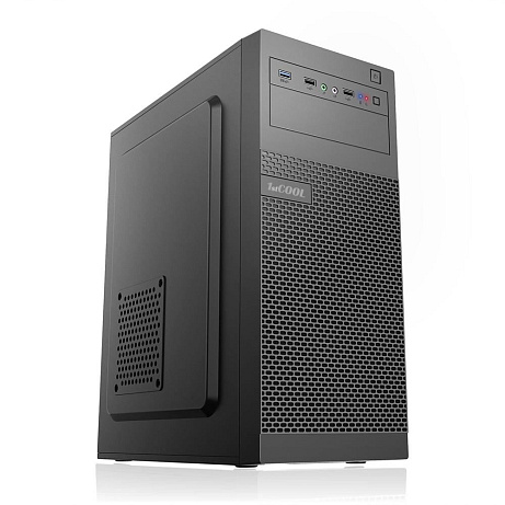 BAZAR - 1stCOOL skříň JAZZ 3, middle tower, AU, USB 3.0, bez zdroje, černá