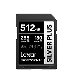 Lexar 512GB Pro SILVER PLUS SDXC C10 V30 U3