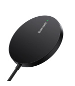 Baseus Bezdrátová nabíječka do sítě Simple Mini3 15W USB-C černá