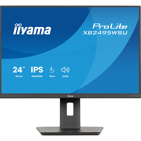 iiyama ProLite/XB2495WSU-B1/24,1"/IPS/1900x1200/100Hz/4ms/Černá/3R
