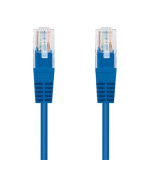 Kabel C-TECH patchcord Cat5e, UTP, modrý, 0,25m