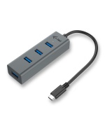 i-tec USB-C Metal 4-portový HUB, 4x USB 3.0