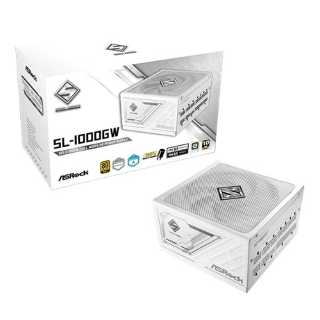 ASROCK zdroj SL-1000GW,1000W, 80Plus Gold, 135 mm, ATX 3.1