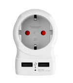 SKROSS cestovní adaptér USA USB pro použití ve Spojených státech, typ B