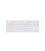 Genesis herní mechanická klávesnice THOR 404/RGB/Gateron Yellow Pro/Drátová USB/US layout/Bílá
