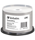 VERBATIM DVD-R(50-Pack)/Spindle/16X/4.7GB/DataLife Plus Wide Thermal Professional No ID Brand
