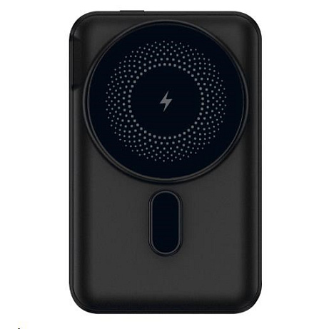 WG Powerbank 10000 mAh s nabíjecím slotem na Apple Watch a stojánkem/black