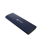 Externí box pro SSD Natec RHINO M.2 NVME LITE USB-C 3.2 GEN 2, hliníkové tělo, STEEL NAVY