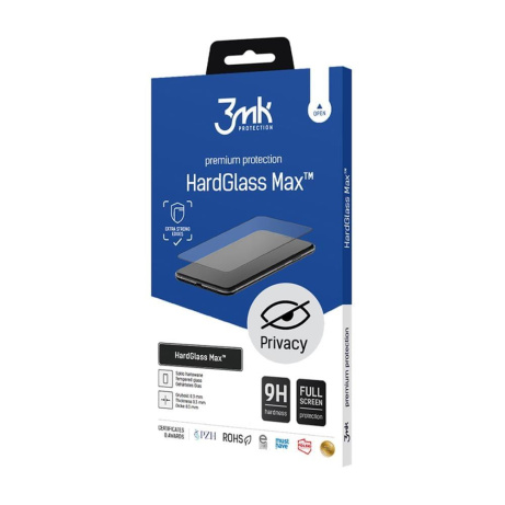 3mk tvrzené sklo HardGlass MAX Privacy pro Apple iPhone 12/12 Pro