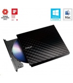 ASUS DVD Writer SDRW-08D2S-U LITE/BLACK, External Slim DVD-RW, black, USB