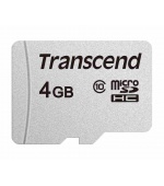 TRANSCEND MicroSDHC karta 4GB 300S, Class 10, bez adaptéru