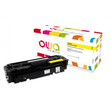 OWA Armor toner pro CANON LBP 653Cdw, 654Cx, MFP735Cx, 5000 str., žlutá/yellow (CRG046H Y)