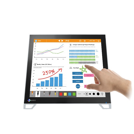 17" LED EIZO FDS1783T-BK:IPS,FHD,touch