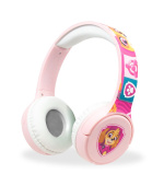 Bluetooth sluchátka Tlapková patrola růžová