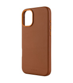 FIXED MagLeather kožený kryt iPhone 16+ hnědý