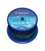 VERBATIM CD-R(50-Pack)Spindl/Crystal/DLP/52x/700MB