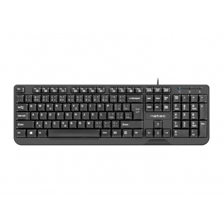 Natec Trout/Drátová USB/CZ-SK layout/Černá