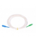 SC/APC - SC/UPC simplex 9/125 SM 2m arm.bílý 3mm B3 LSZH