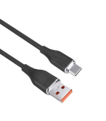 Solight USB-C kabel, USB 2.0 A konektor - USB-C 3.1 konektor, silikon, 2m