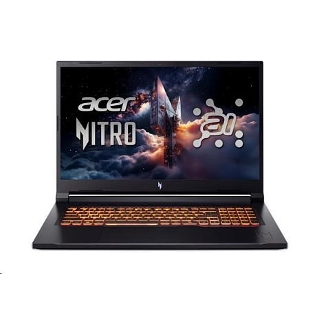ACER NTB Nitro V 17 (ANV17-I31-920G),Core 9 270H,17.3"FHD,16GB,1TB SSD,RTX 5060,W11H,Black