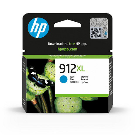 HP 912XL High Yield Cyan Original Ink Cartridge (700 pages)
